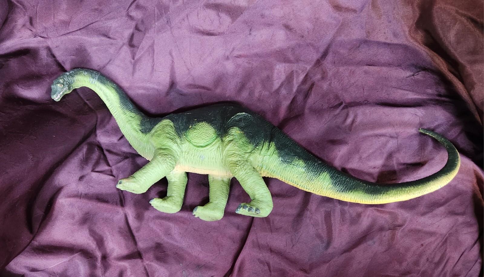 1988 Carnegie Collection Safari Ltd Apatosaurus Vintage Educational 17″ Hard PVC