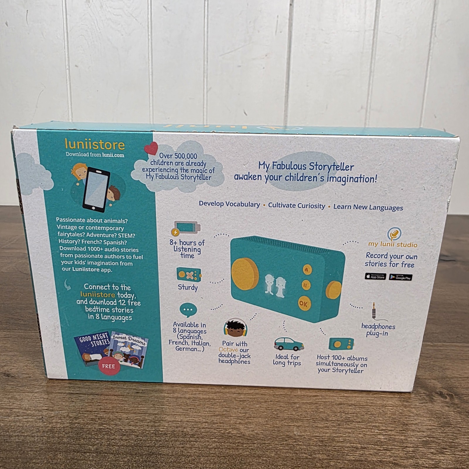 NEW Lunii My Fabulous Storyteller Screen-Free Educational Toy SEALED