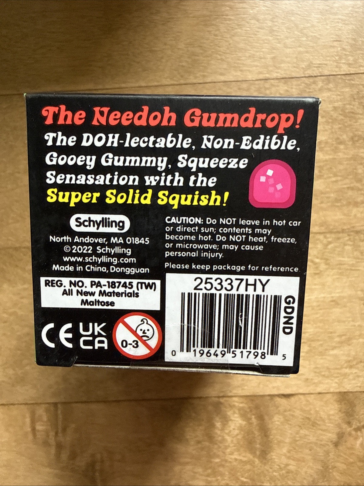 Needoh Gum Drop BLUE Squishy Fidget Ball Viral Tiktok Trend Gumdrop New In Box