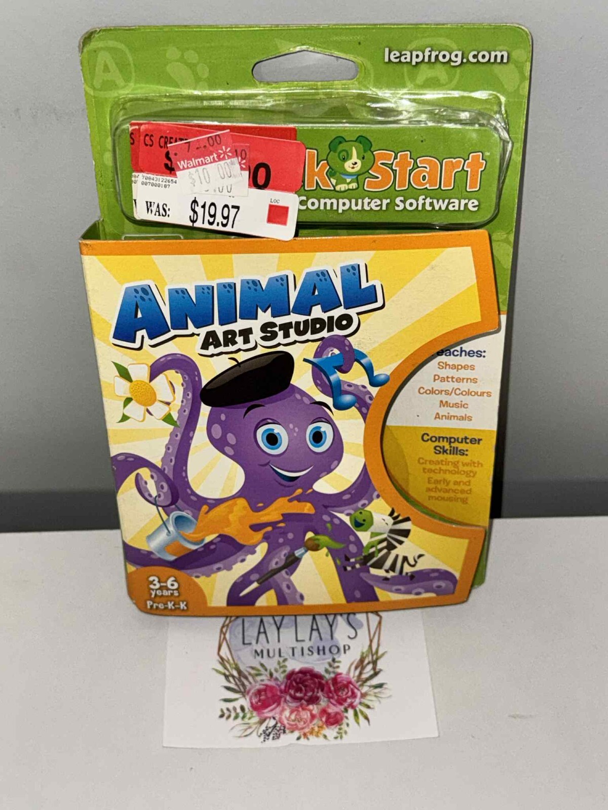 Leap Frog ClickStart Animal Art Studio My First Computer Software – NEW! *1*