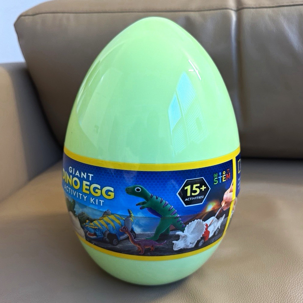 National Geographic Giant Dino Egg Activity Kit with 15+ Activities