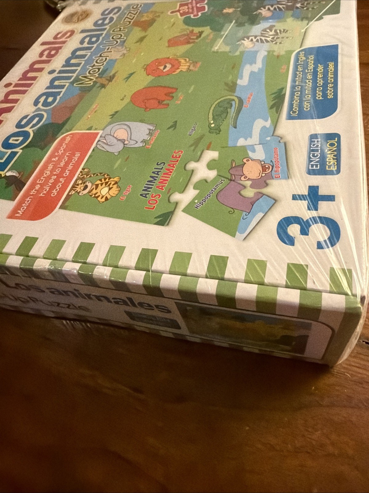 Ingenio English Spanish Animal Match-up Puzzle