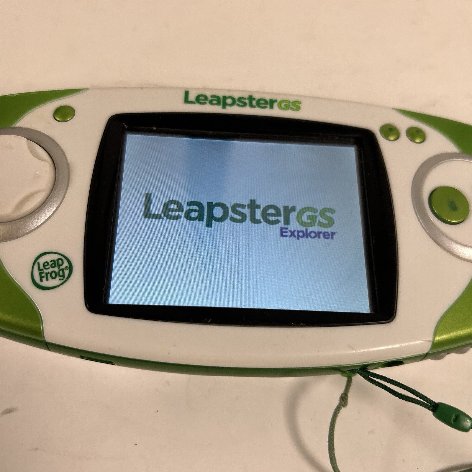 LEAPFROG LEAPSTER GS Green Game Console & Camera Tested & Working