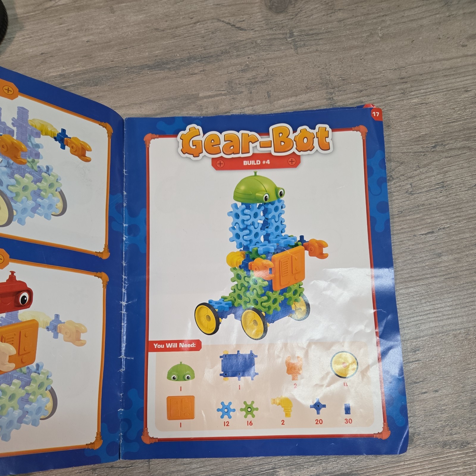 Lakeshore Learn & Play Gear-Bot w/Remote, Motorized Base, Pieces, & Manual works