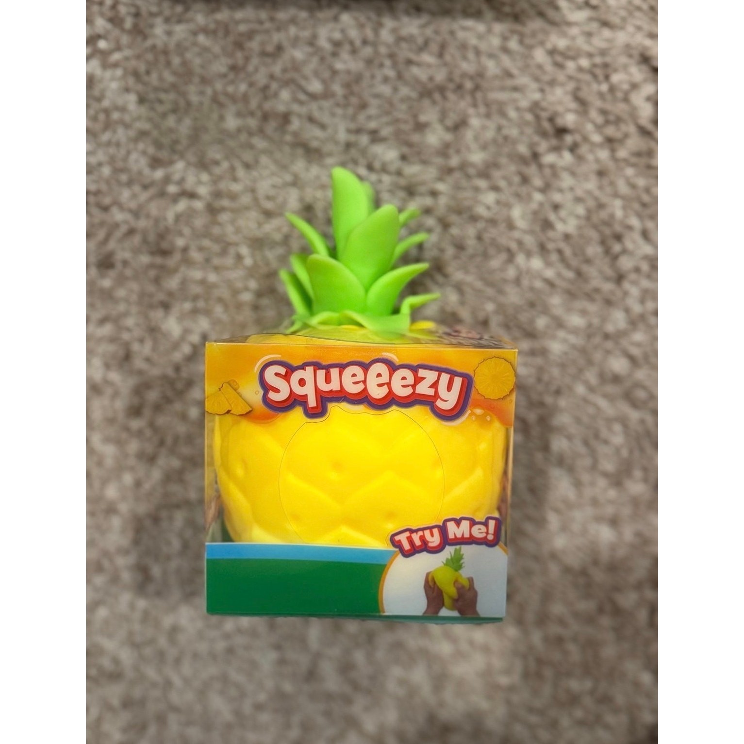 Sunny Days Squeeezy Cherry and Pineapple Squishy Fidget Toy Target 2 Pack/Combo