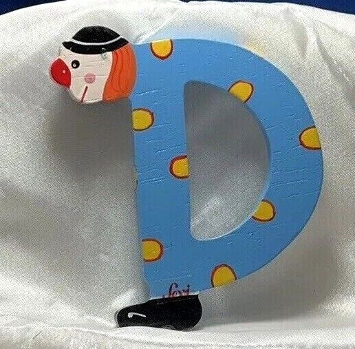 Sevi Hand Painted Wood Alphabet Letters Multicolor