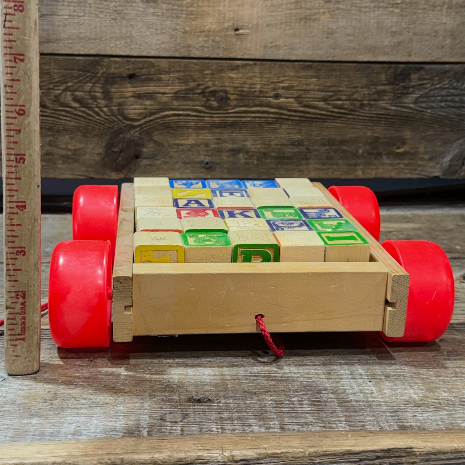 1990s Tootsie Toy, CTW, Sesame Street, ABC Block Wagon, No. 4023