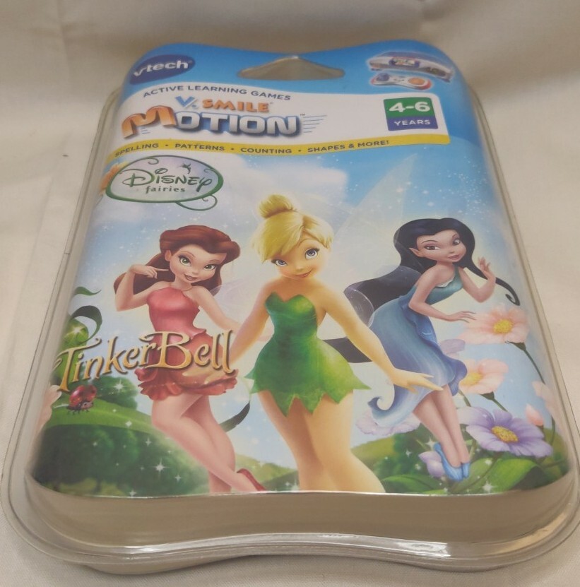 Vtech VSmile Motion Active Learning System Disney Fairies Tinker Bell New in Box