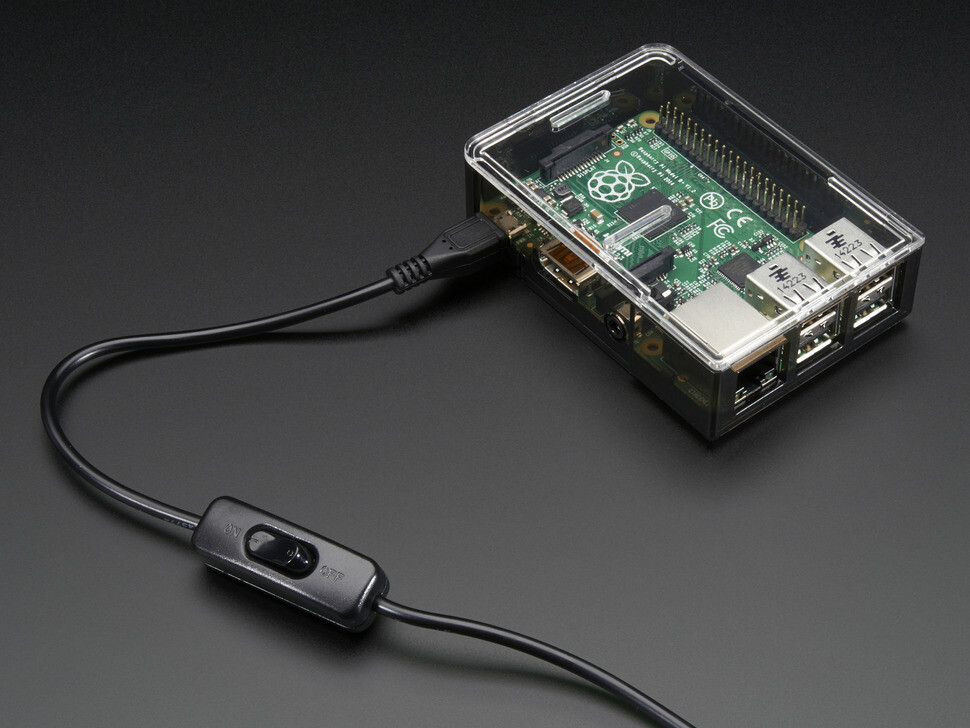 USB Power Only Cable with Switch – A/MicroB