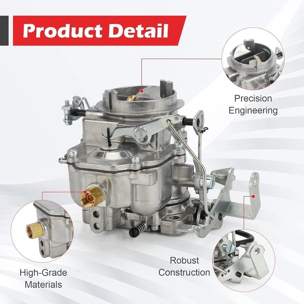 2 Barrel Carburetor with Gaskets for Plymouth models & 1966-1973 Dodge Chrysl…