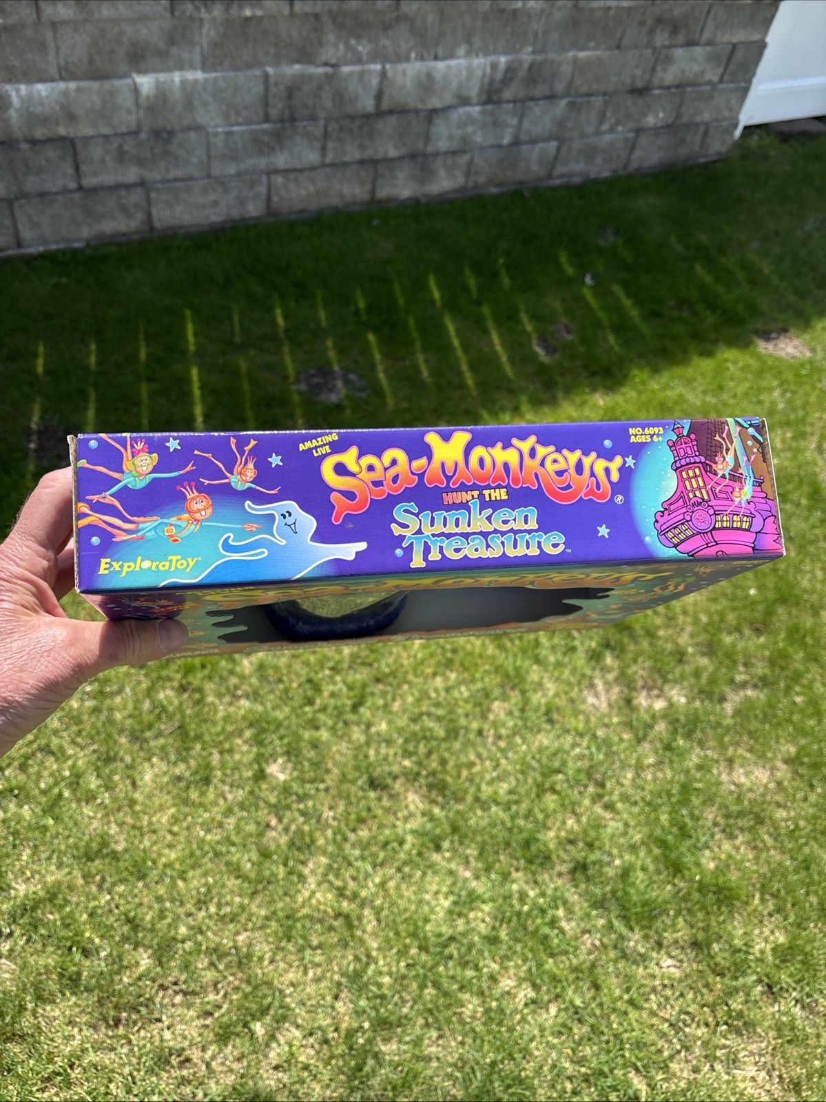 Amazing Live Sea-Monkeys SUNKEN TREASURE Tank Aquarium NEW RARE VTG 1998