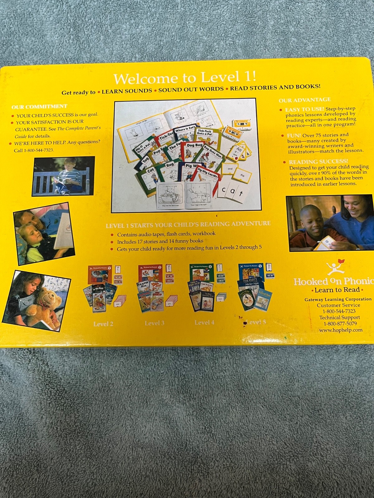 Hooked On Phonics Learn To Read Levels 1-5 Kit Vintage