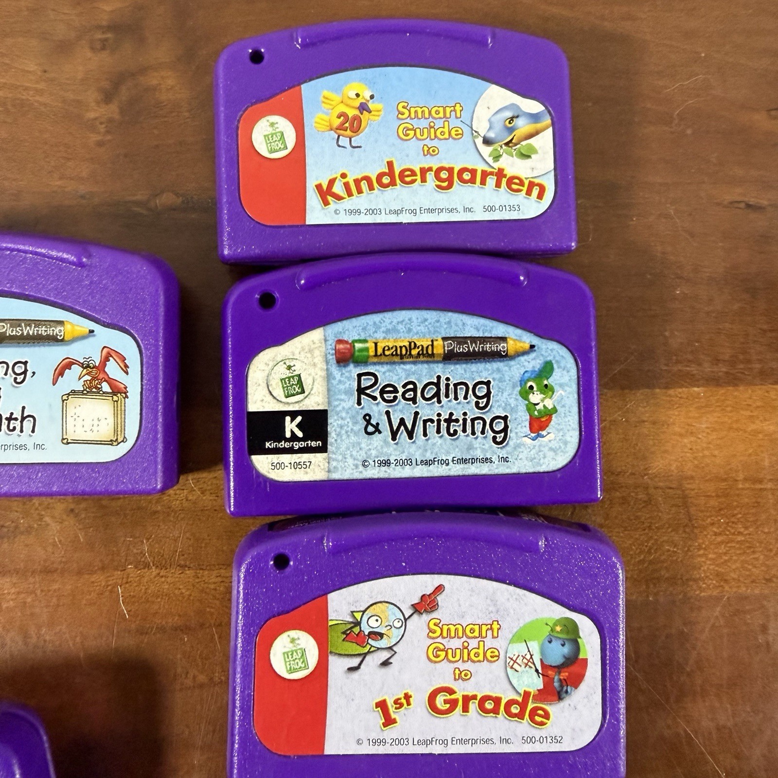 Lot of 12 LeapFrog LeapPad 1999-2004 Various Cartriges Learn to Read Phonics