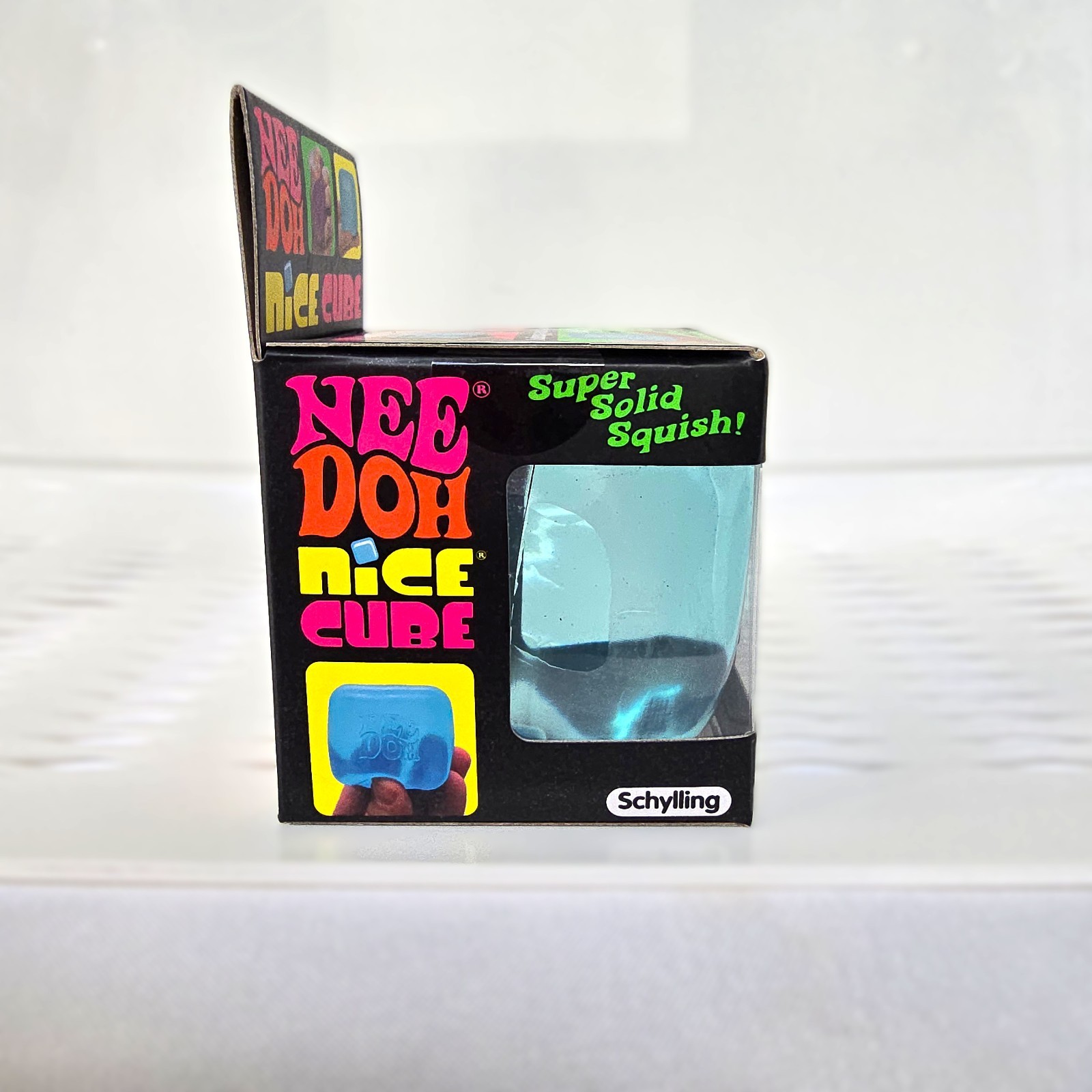 Authentic NeeDoh Nice Cube 🧊✨ Super Solid Squish Sensory Squeeze Toy 2.25″ NEW