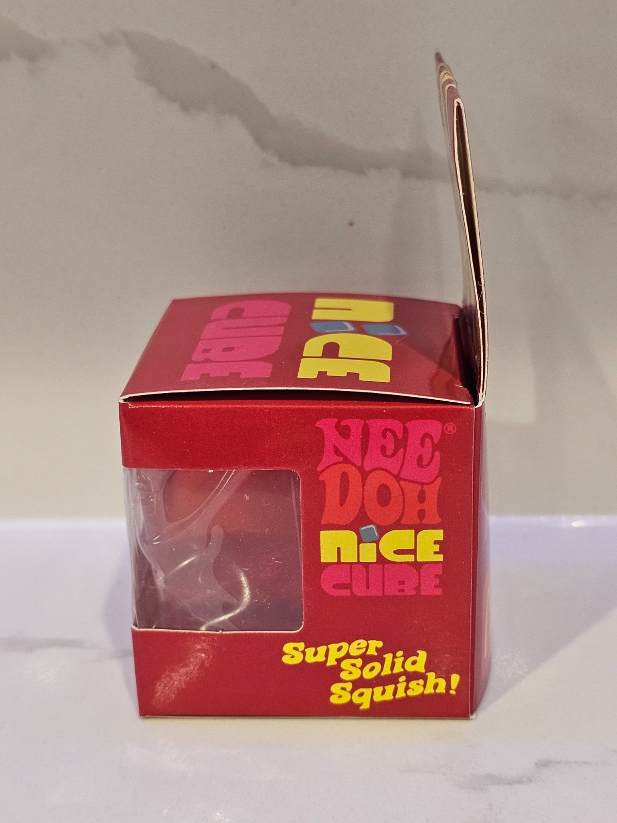 New Mcdonald’s Red Squishy Nee Doh Nice Cube Limited Edition
