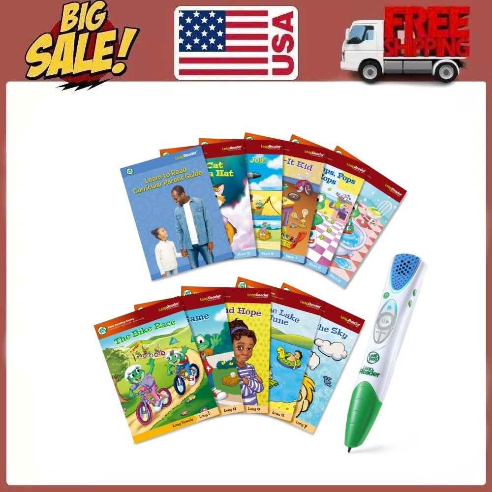 LeapFrog LeapReader Learn-to-Read 10-Book Mega Pack with Accessories Toy