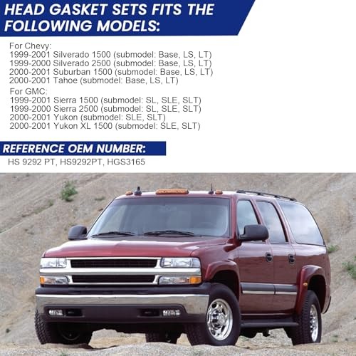 Head Gasket Sets Fit for Chevy GMC 99-01 Silverado/Sierra 1500, 99-00
