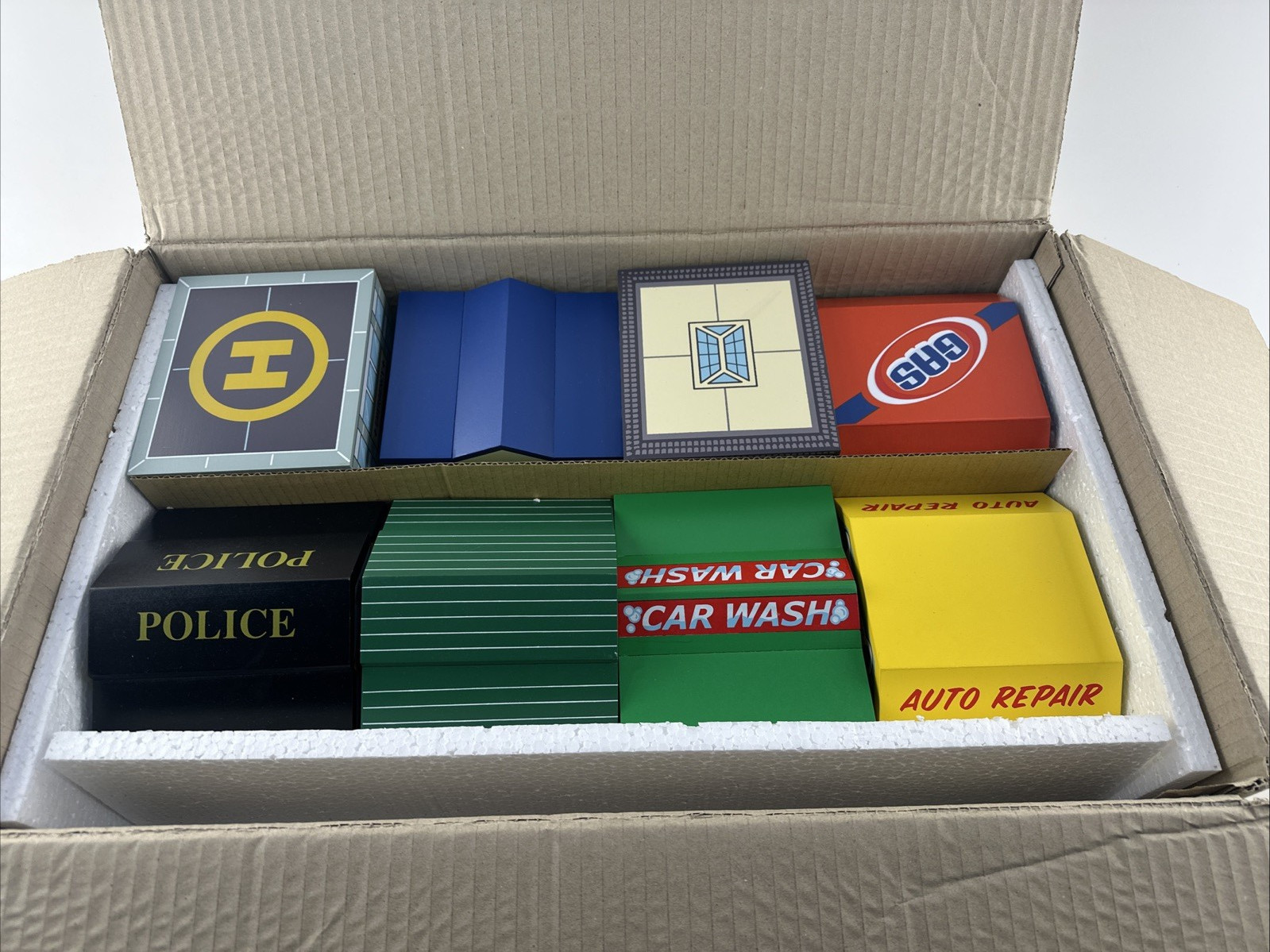 Lakeshore Learning Community Garage- Set of 8- school, police, post office, bank
