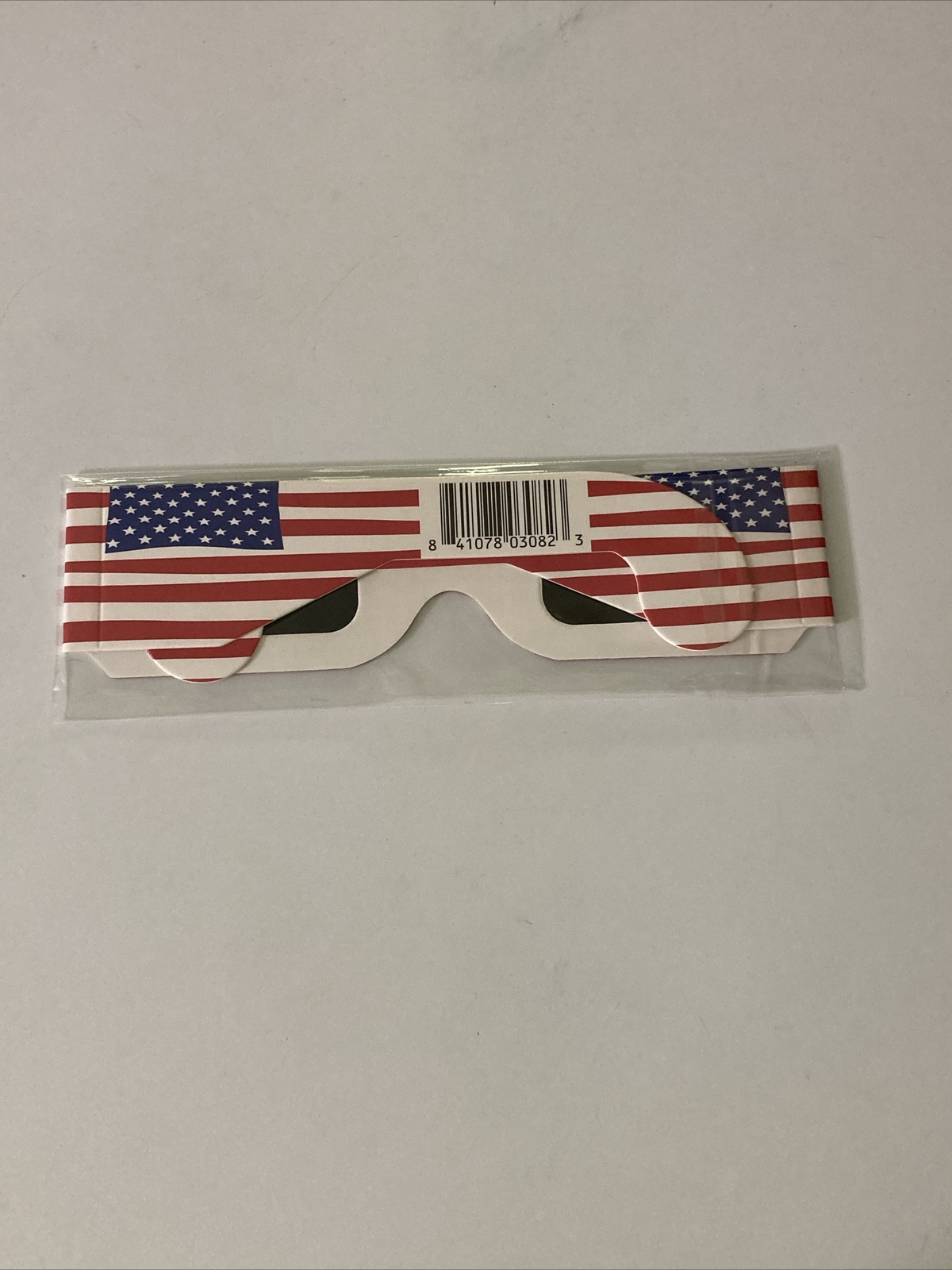 Solar Eclipse Glasses ISO Certified – Individually Wrapped Glasses US Flag