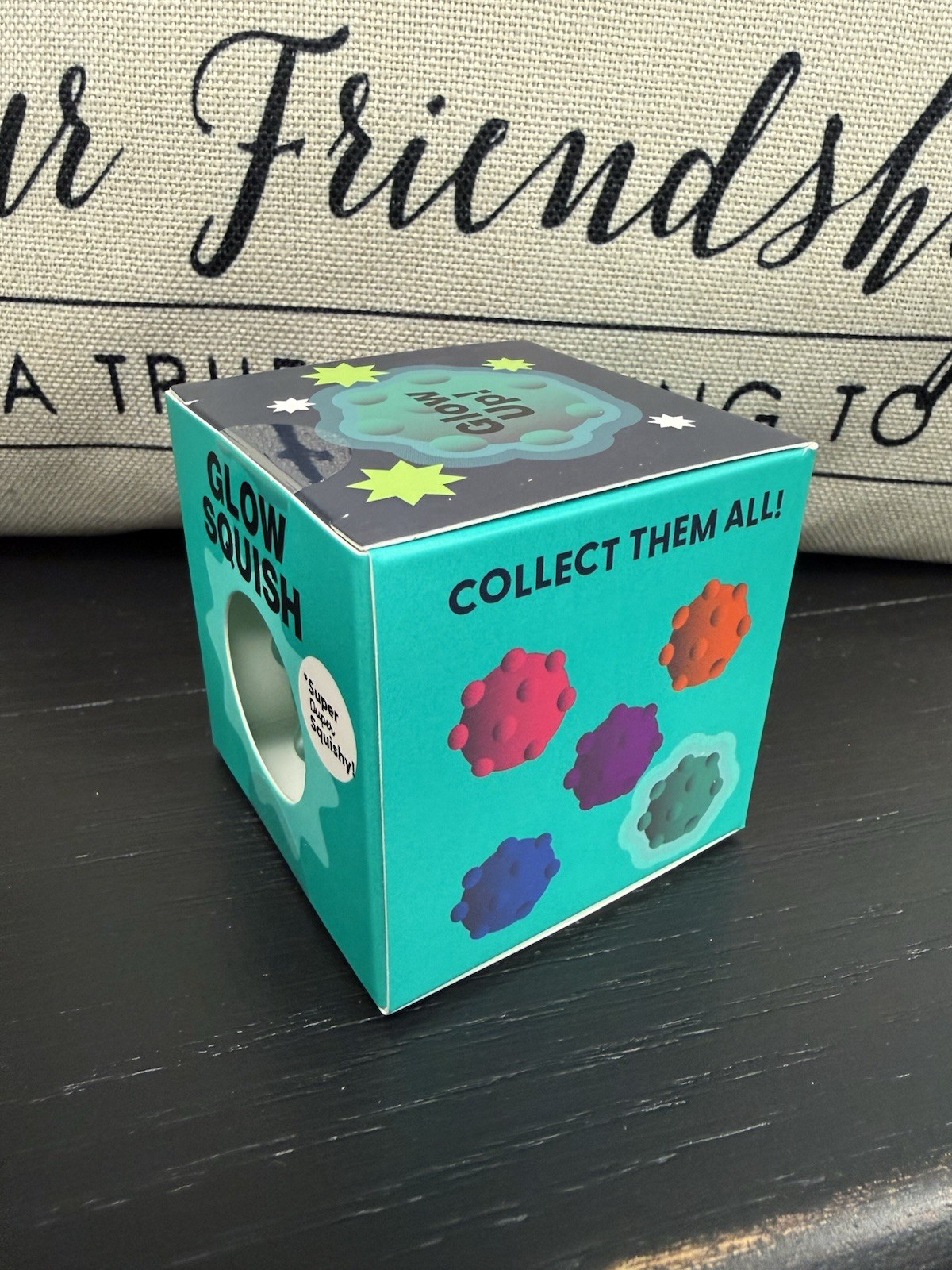 NEW Super Duper Squishy Glow in the Dark Squeezy by J’Adore Teal Glow Squish