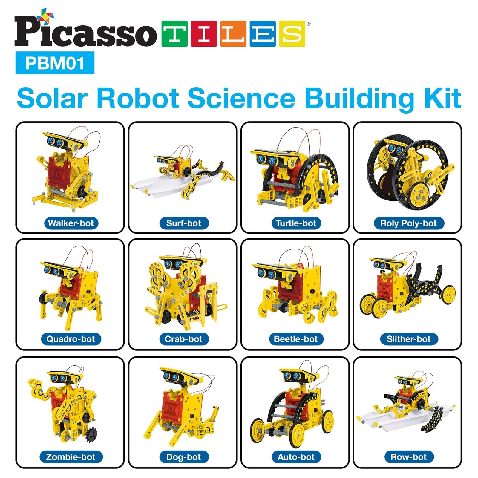 12 in 1 Solar Power Robot Educational STEM Kit for Kids Aged 8 and Up