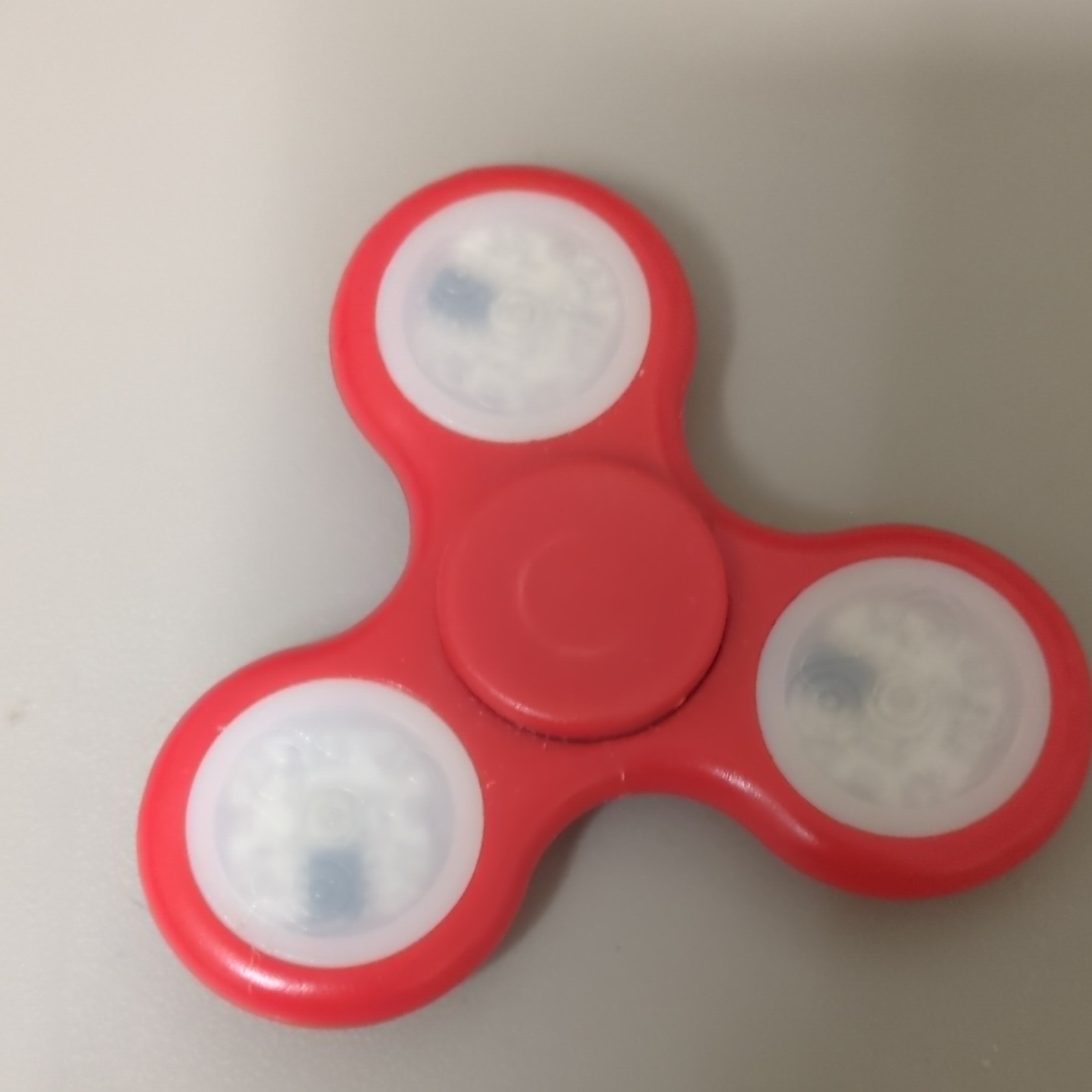 Red White Hand Spinner Fidget Toy for Ages 8-11, 12-16, 17 Years & Up