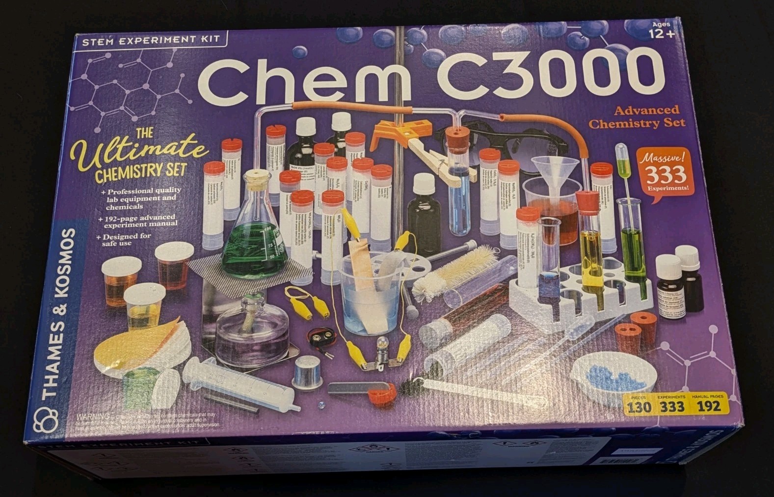 Thames & Kosmos 640132 Chem C3000 Chemistry Experiment Kit – Sealed NIB