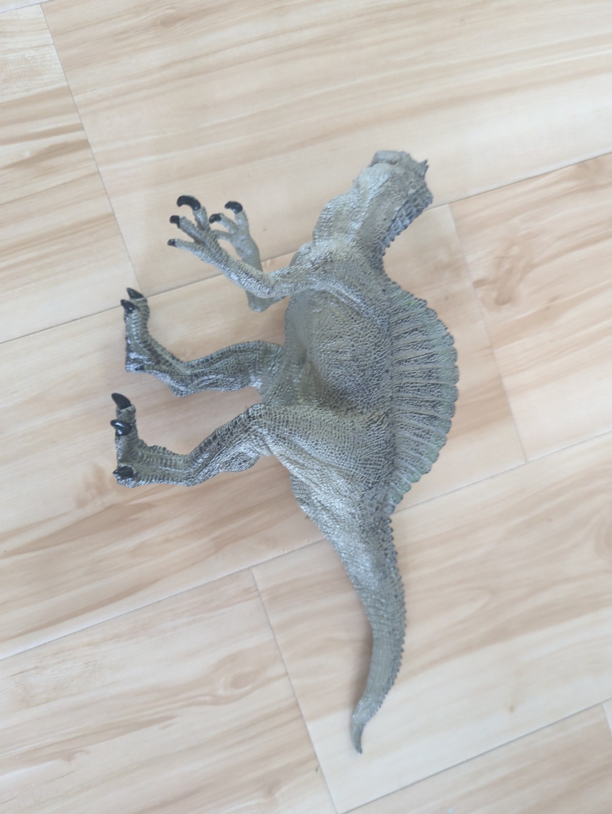 Papo Spinosaurus Figure Gray Prehistoric Dinosaur Animal Figurine 12″ Long