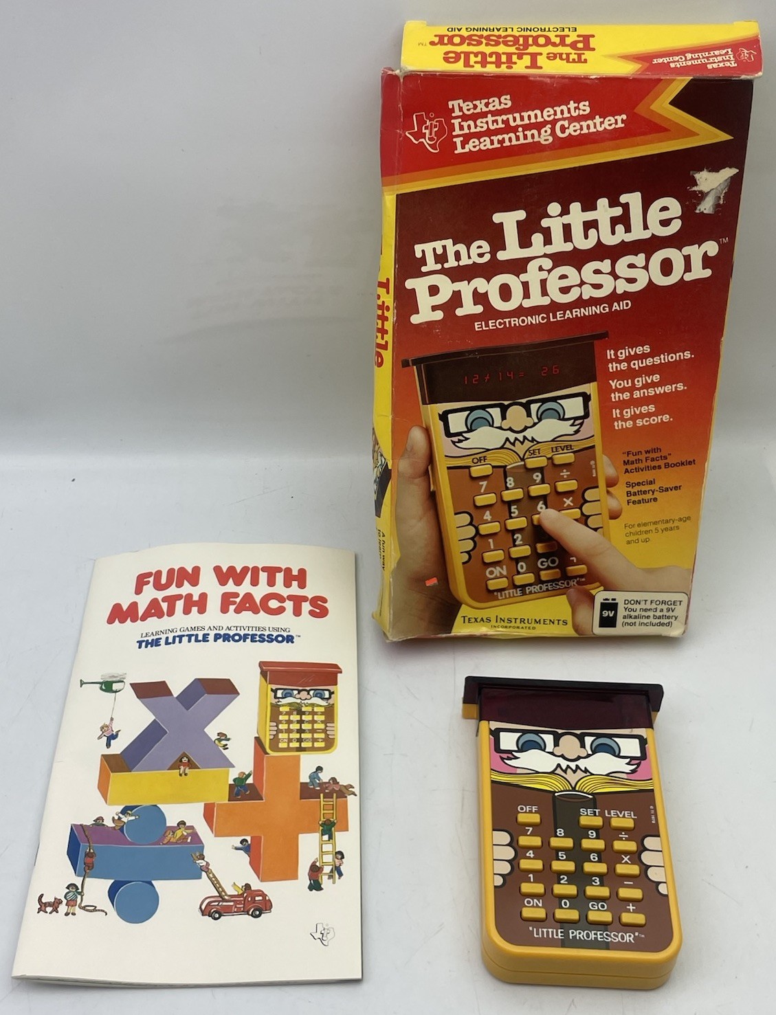 ⭐ 1979 Texas Instruments The Little Professor Electronic Learning Aid Calculator