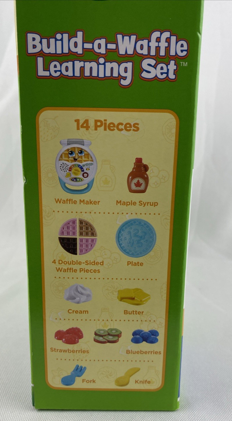 Leap Frog Build-a-Waffle 14 Pieces Learning Set Brand New Numbers Counting Color