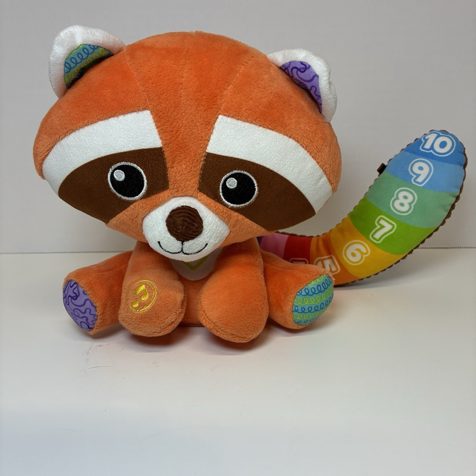 LeapFrog Colorful Counting Red Panda Interactive Plush Musical Learning Toy