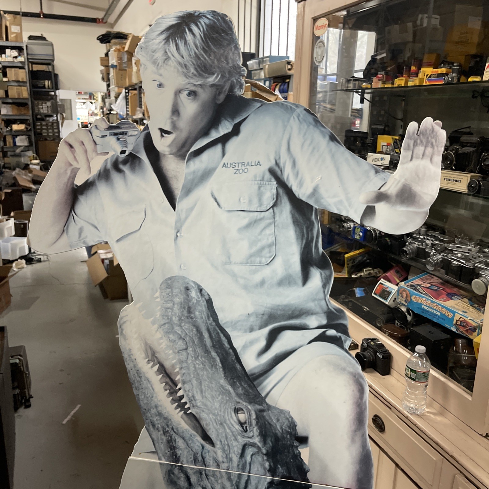 Steve Irwin Crocodile Hunter Australia Zoo Life size Cardboard Standup Pentax