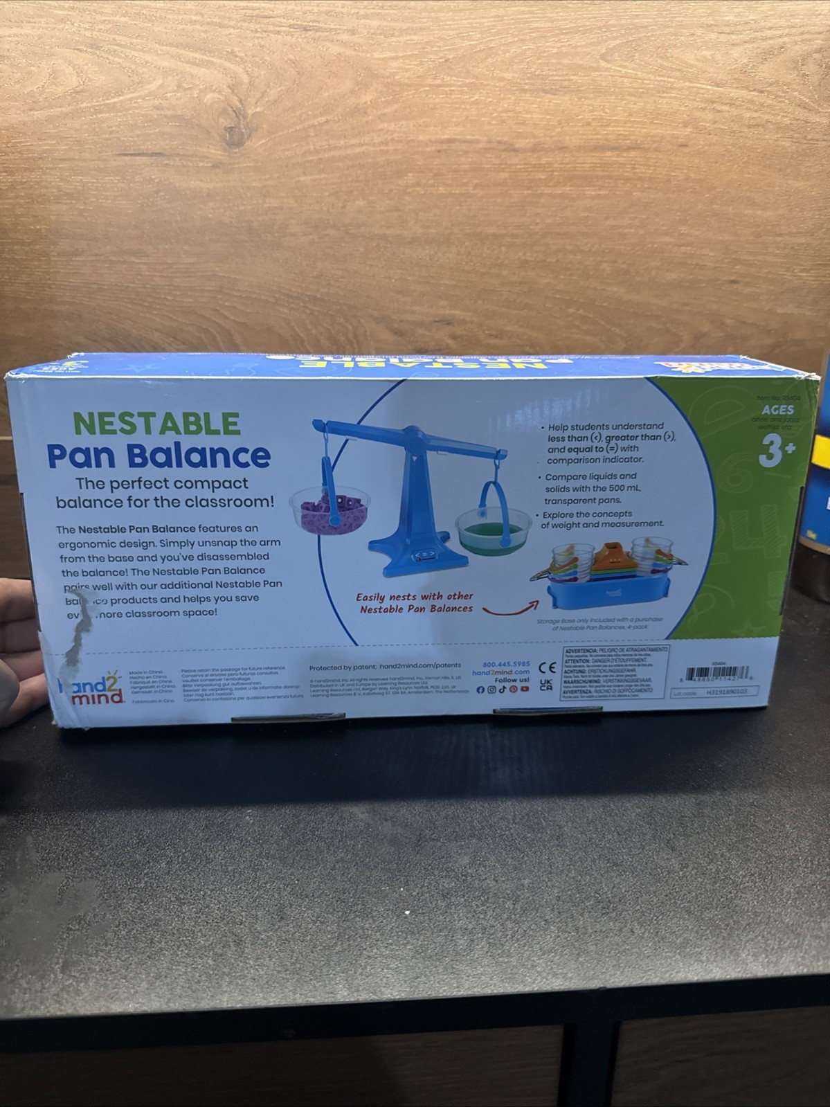 Pan Balance Classroom Material By Hand 2 Mind Ages 3 and Up (Complete)