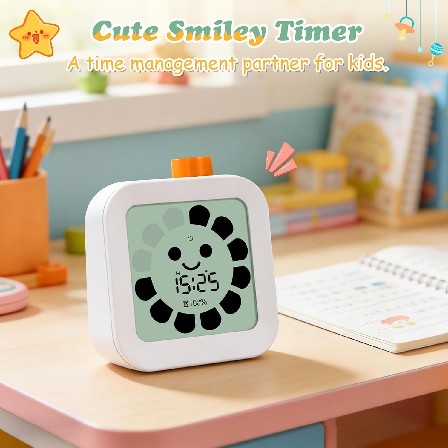 School Supplies for Kids Visual Timer for ADHD & Autism, Digital Countdown Ti…