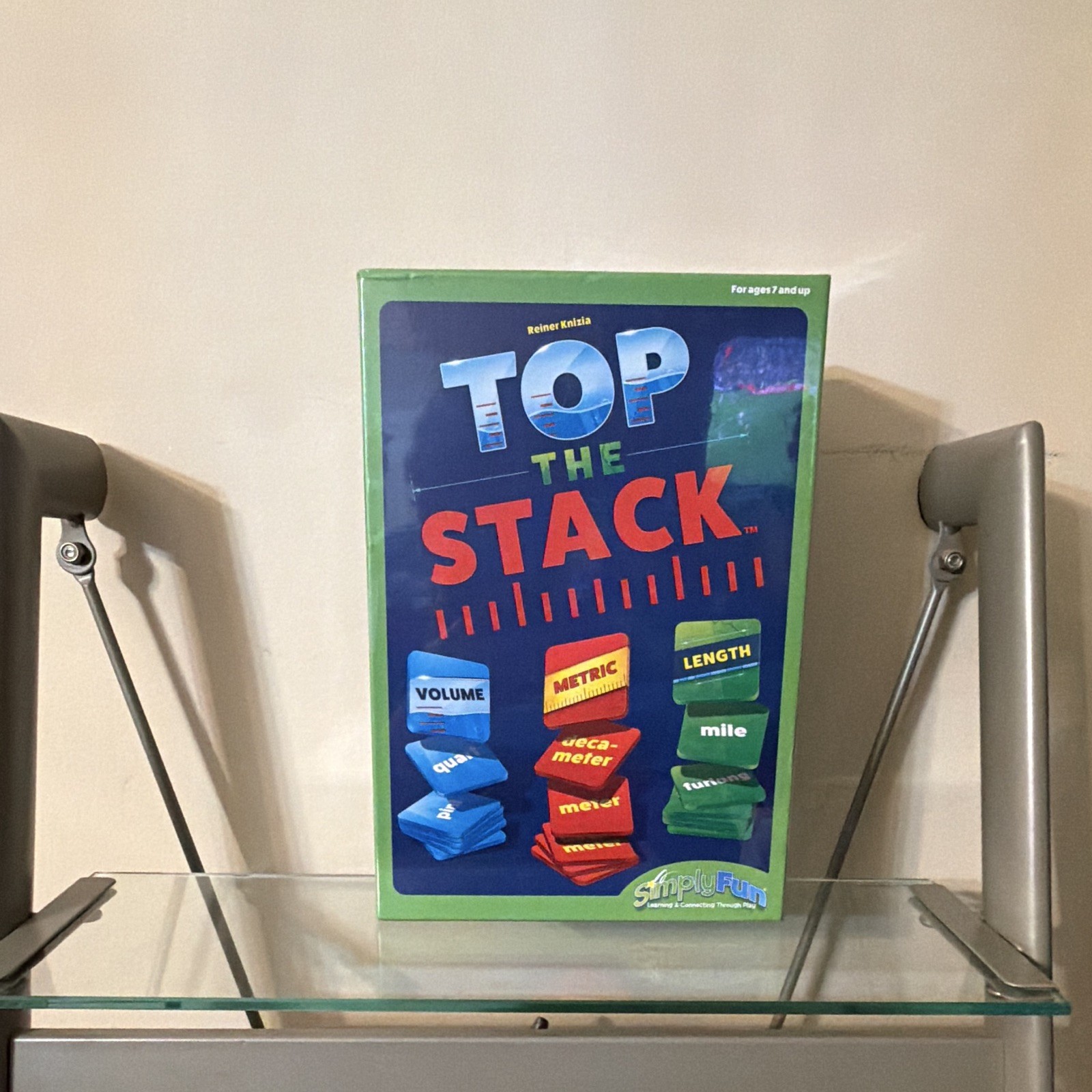 SimplyFun Top the Stack Measurement Math Game – Volume, Metric, Length (2015)