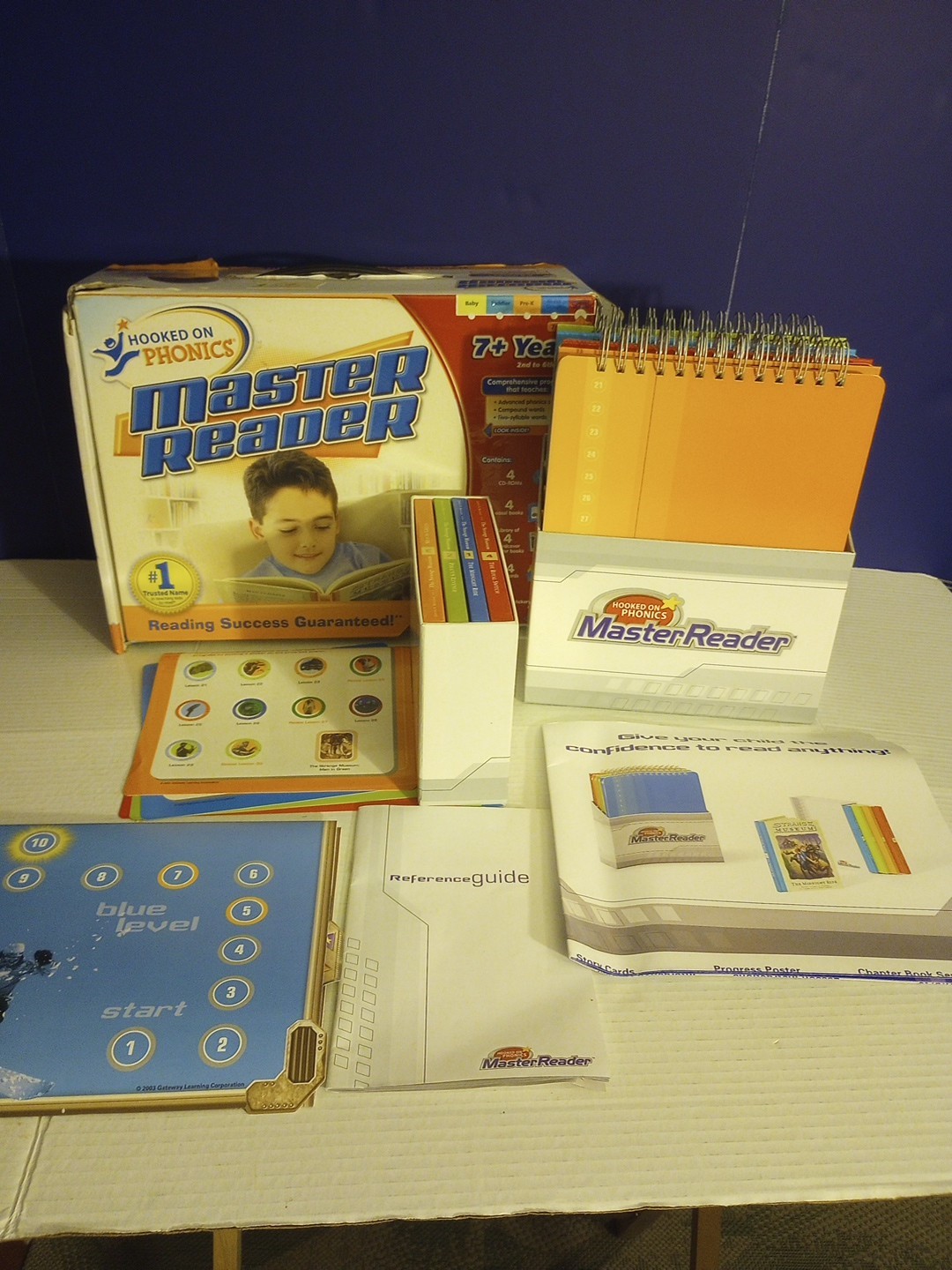 Hooked On Phonics Master Reader Box Set w CDs 7+ Years 2nd – 6th Grade School