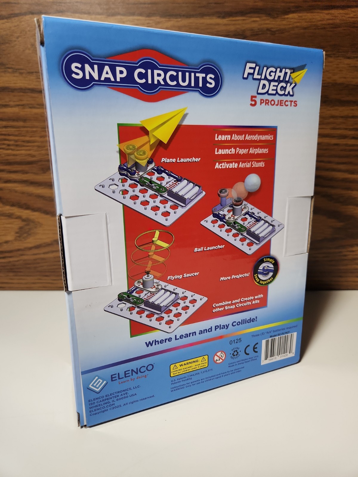 STEM Toy Kit for Ages 8+ | Snap Circuits Flight Deck Construction Gift New