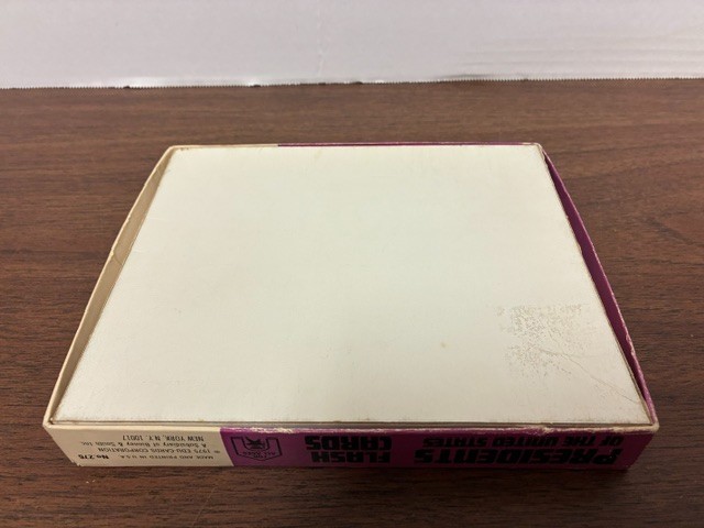 Vtg 1975 Presidents of the United States Flash Cards With Quiz Game Edu-Cards