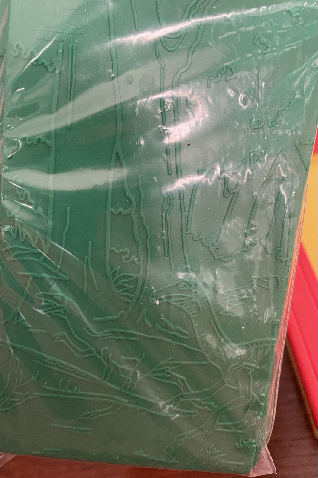 Vintage 1993 Jurassic Park 6 Trace Plates (sealed) Dinosaur Art Hasbro READ INFO