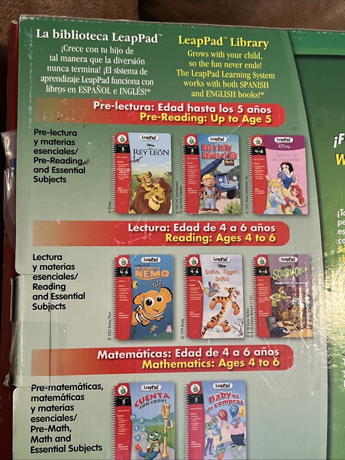 LeapFrog LeapPad Learning System- New! – Reading Phonics In English & SPANISH