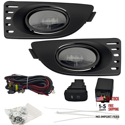 LED Fog Lights Compatible With 2005 2006 2007 Acura RSX Front Bumper Lights
