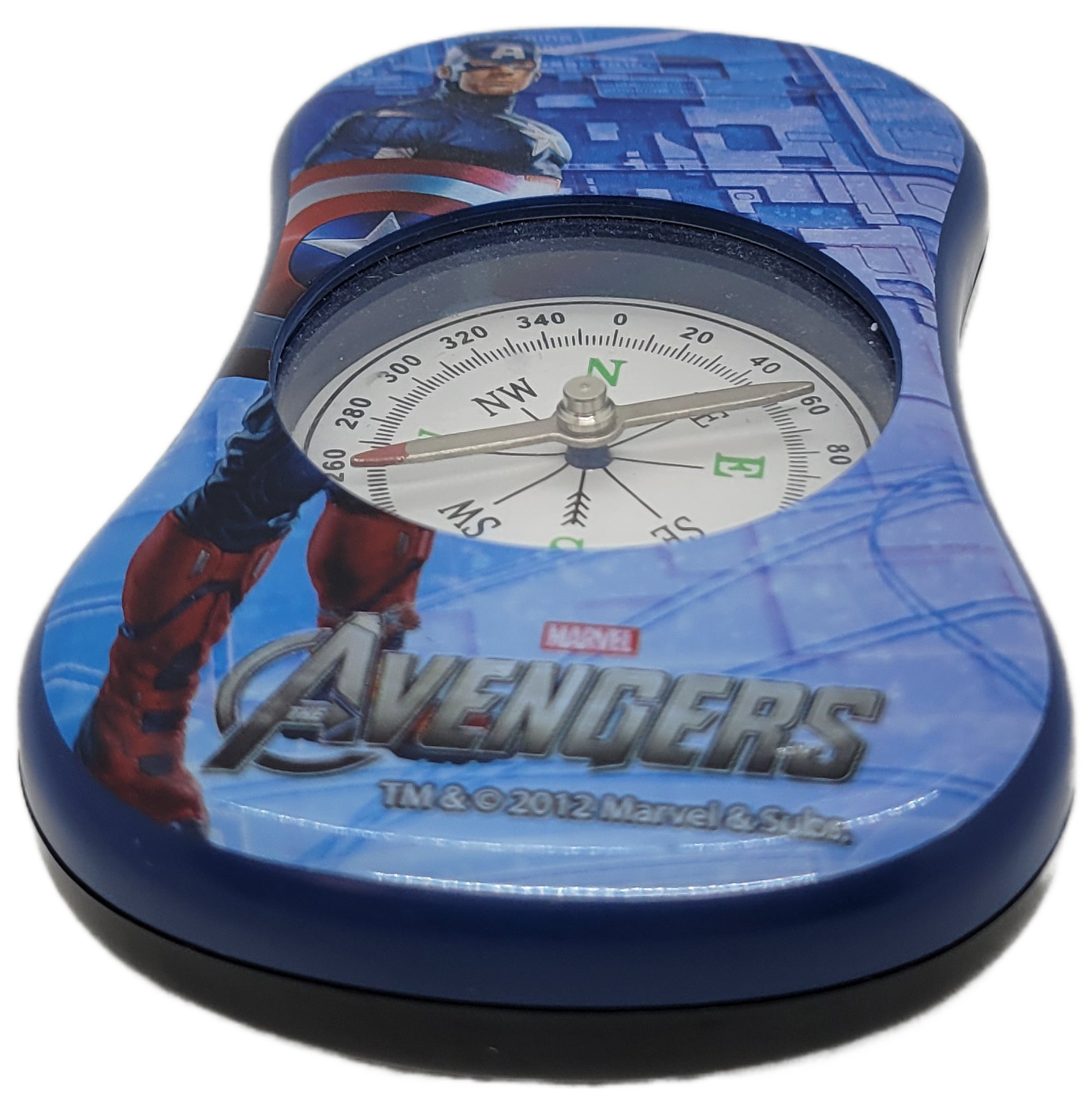Marvel Avengers Captain America Compass with Belt Clip MID #0010812