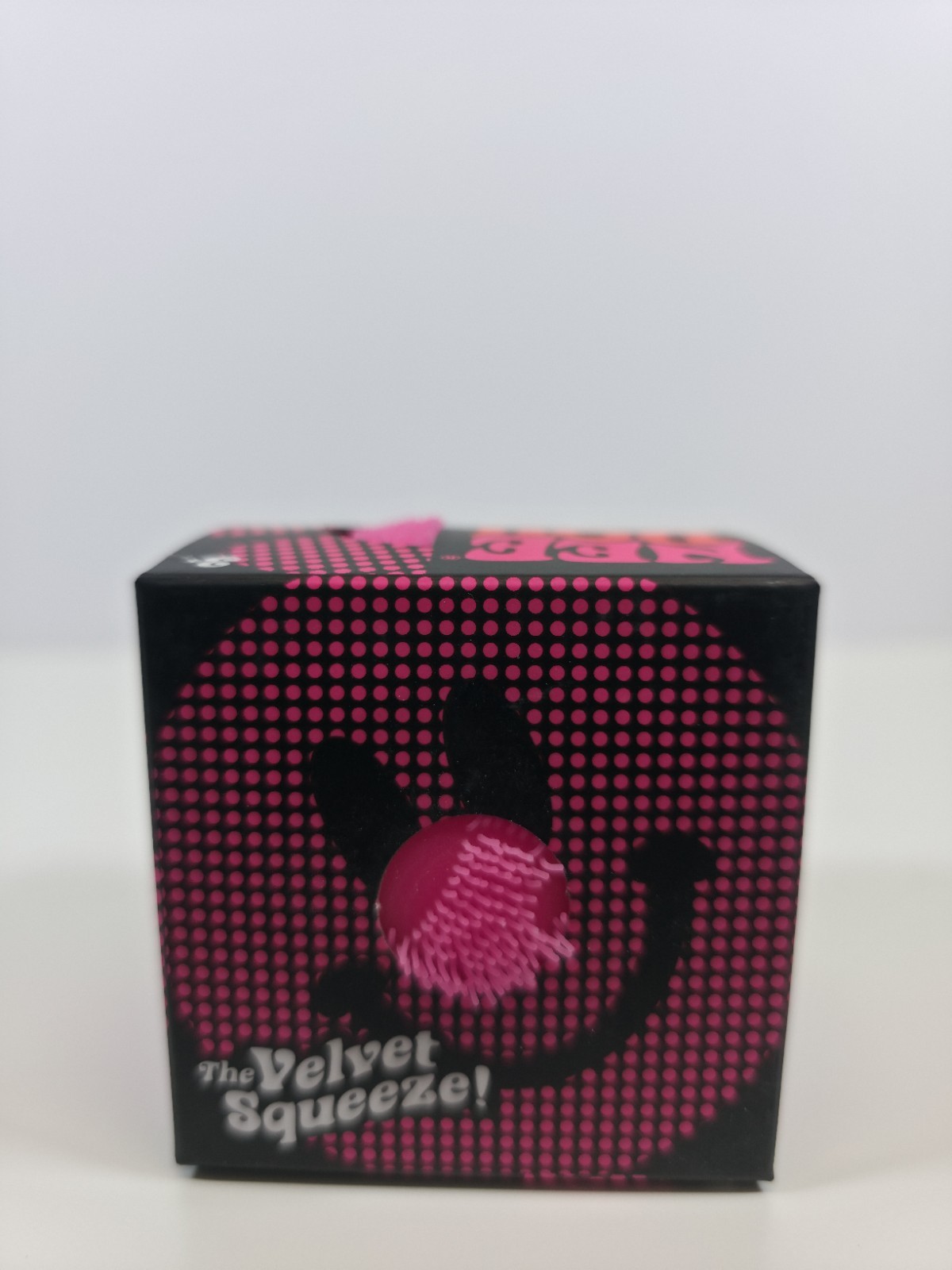 PINK Needoh FUZZ BALL Flower Power Nee Doh Squish Stress Ball NEE-DOH Fuzzball