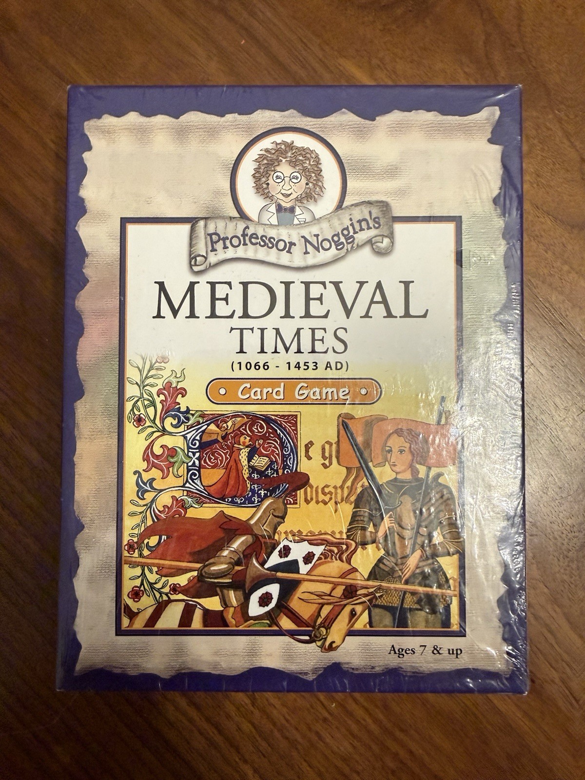 Authentic Professor Noggin’s MEDIEVAL TIMES 1066-1453 AD Card Game BRAND NEW