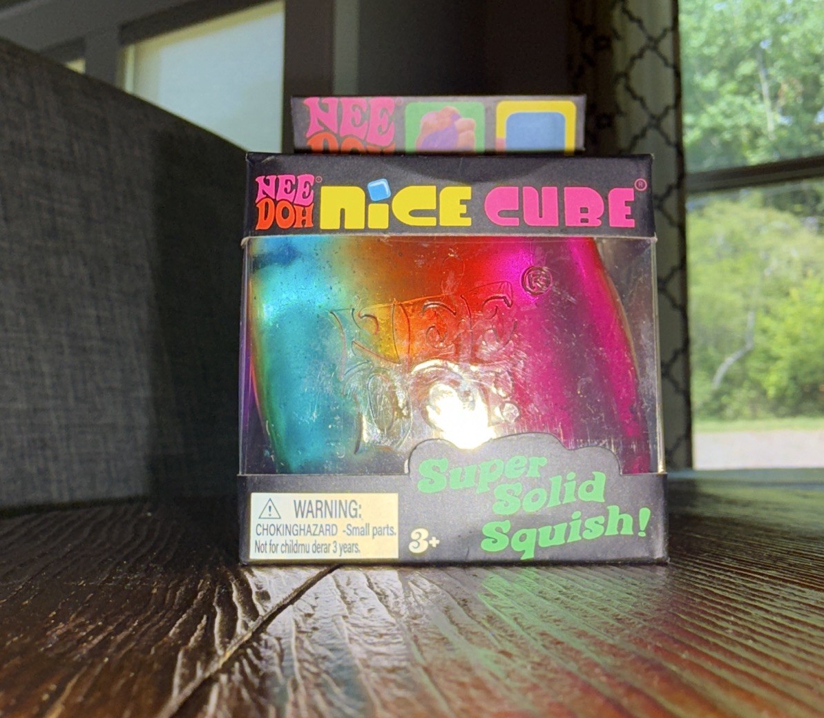 Schylling NeeDoh Nice Cube Super Solid Squish Tactile Squeeze Toy Multicolor