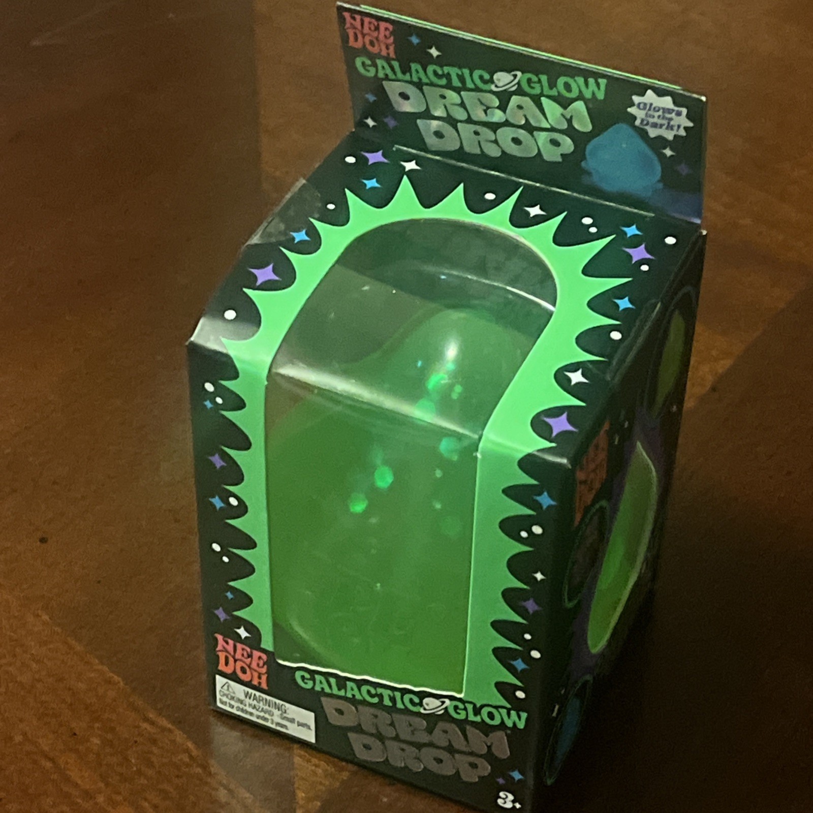 GREEN Needoh Nee Doh Galactic Glow Dream Drop EXTREMELY RARE AUTHENTIC IN HAND