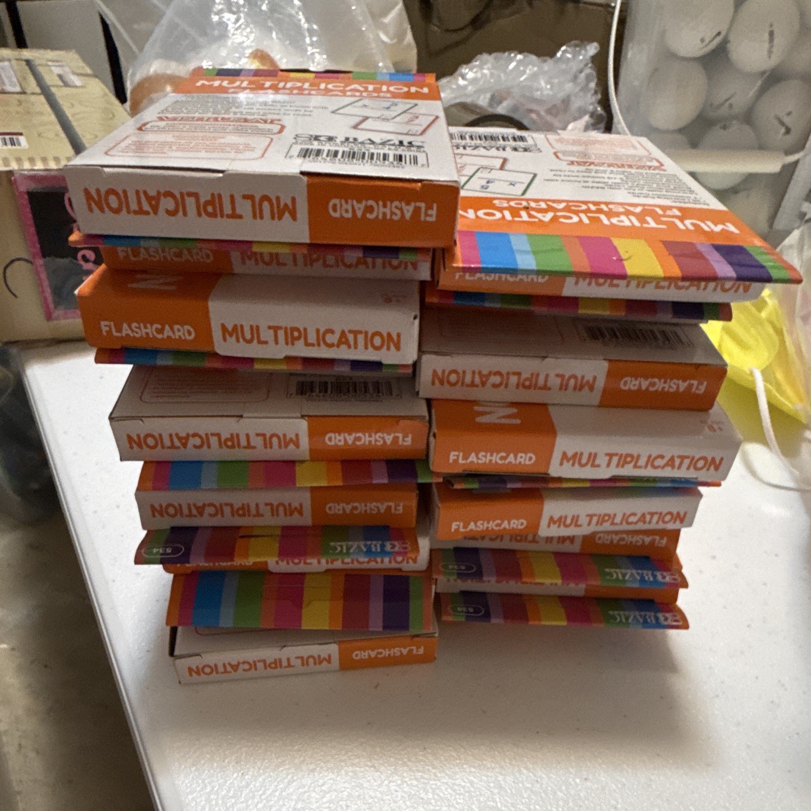 BAZIC Multiplication Flashcards Set Lot of 20 packages