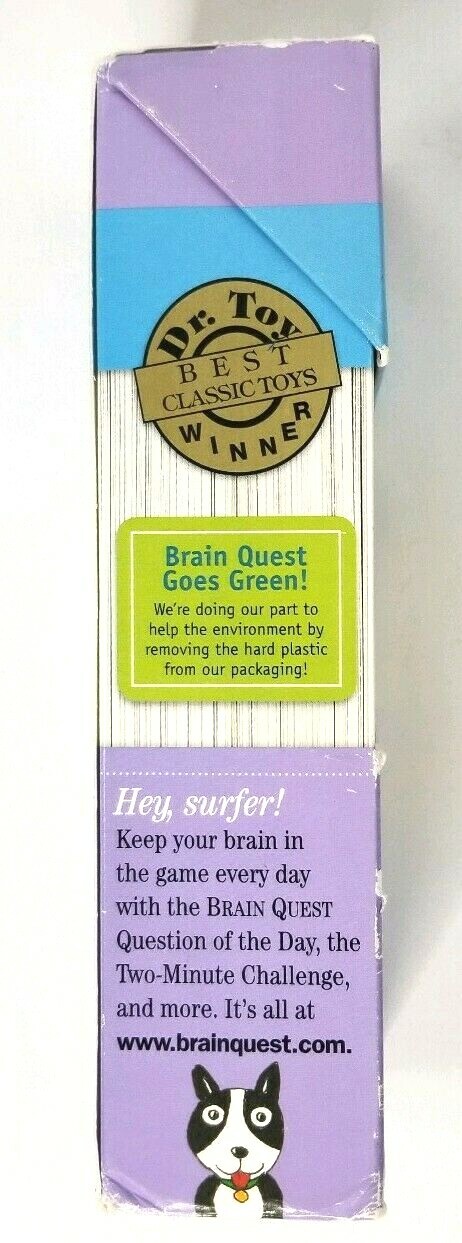 Brain Quest Grade 5:1500 Q&A to Challenge the Mind w/Extra Deck CLEARANCE