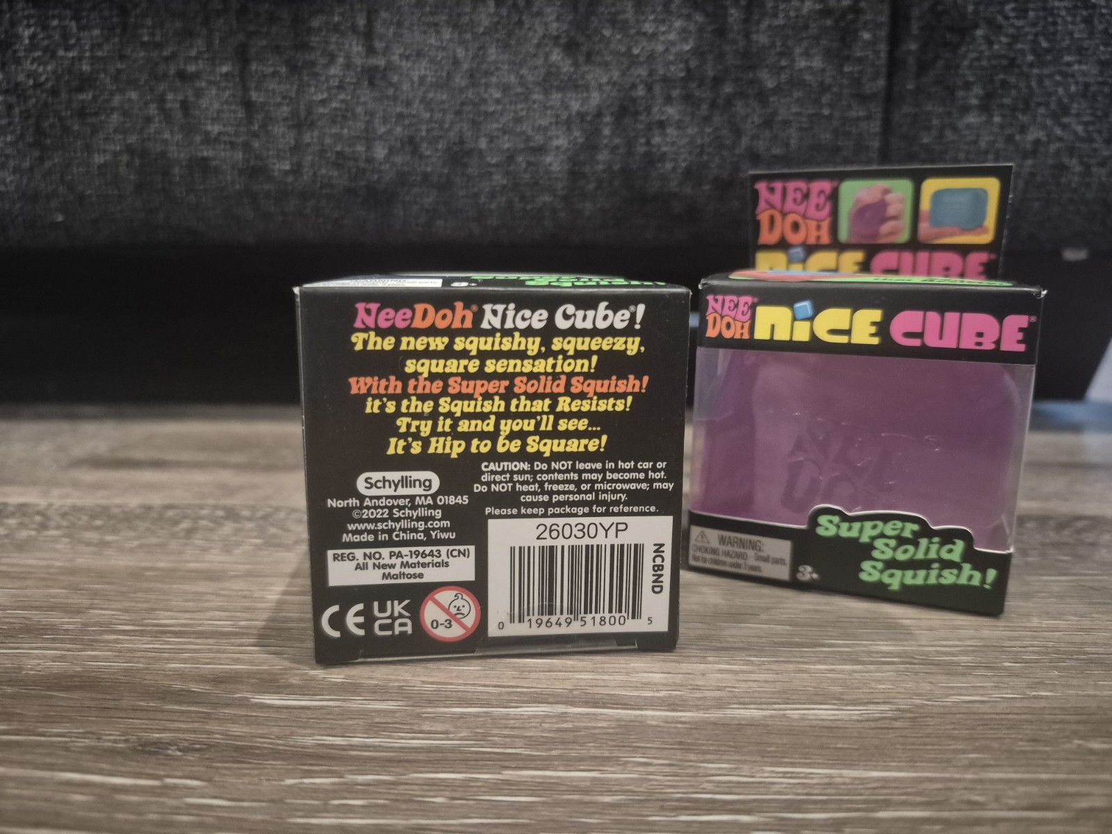 Needoh Nice Cube 2 Pack Purple And Blue New In Package