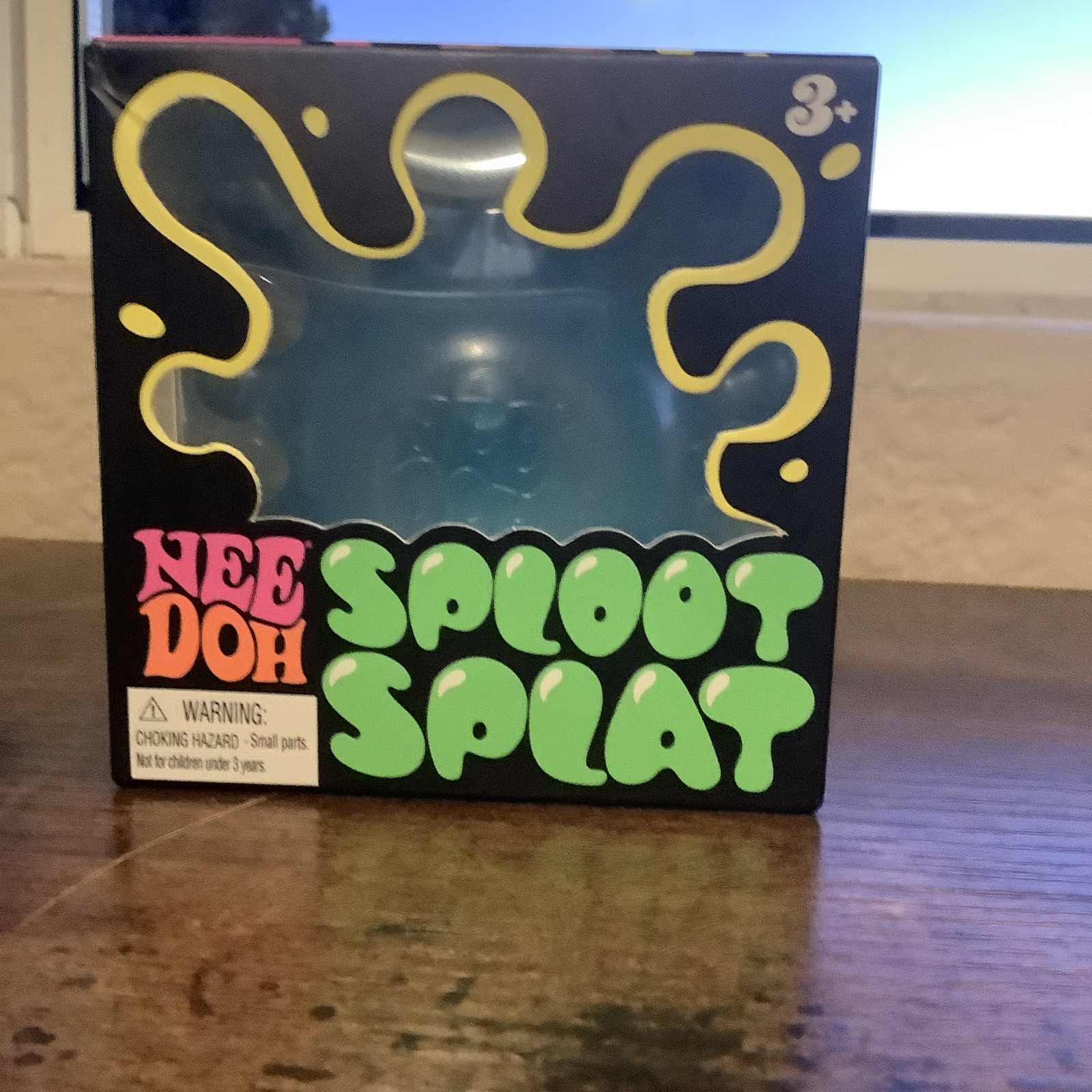 Nee Doh Sploot Splat Tactile Squeeze Toy Blue, Ages 3+, 4-7 to 17+ Years